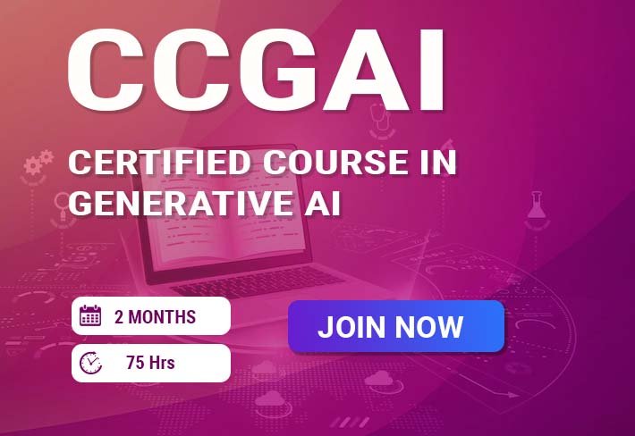 CERTIFICATE COURSE IN GENERATIVE AI