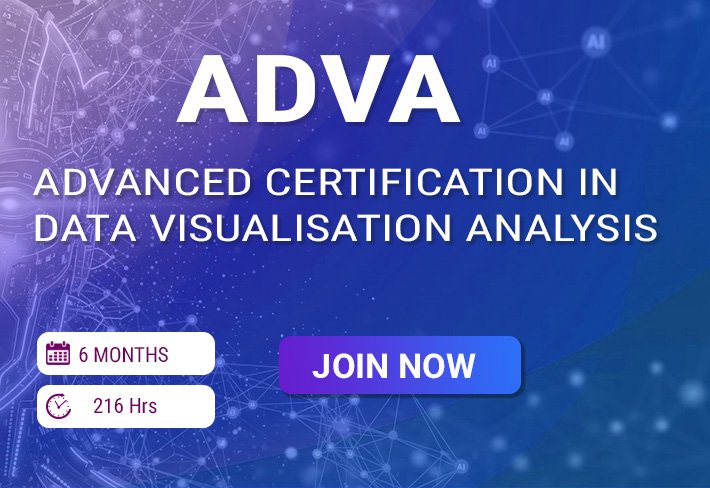 ADVANCED CERTIFICATION IN DATA VISUALIZATION AND ANALYSIS